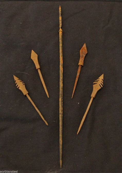5 Japanese Arrow Heads Including 1 Long Armor Piercing Catawiki