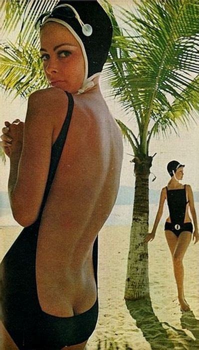 60 s low cut bathing suits i never thought the butt crack was ever in style but l love the