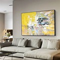 Oversized Wall Art Canvas Large Abstract Painting on - Etsy