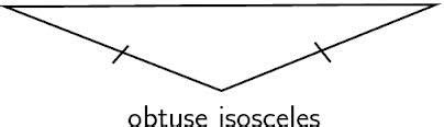 Examples of isosceles triangles include the isosceles right triangle, the golden triangle, and the faces o. Can you draw an obtuse angled isosceles triangle? - Quora