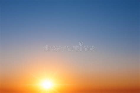 Crystal Clear Sky Just After Sunrise Stock Image Image Of Wallpaper