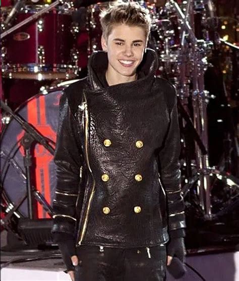 justin bieber christmas concert leather jacket jackets creator