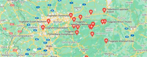 Sauerland Karte — Detailbewertung Der Tourismusregion Sauerland