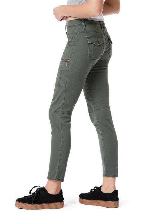 Green Moto Skinny Pants For Women Unionbay