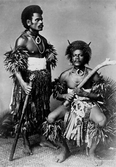 two fijian warriors photograph by burton brothers 1884 free stock illustrations creazilla