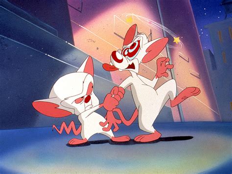 Pinky and the brain is an american animated television series that aired on kids' wb from 1995 to 1998. Pinky and the Brain Stars Are Still 'Dear Friends' | PEOPLE.com