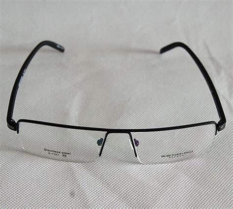 Mens Fashion Titanium Eyeglass Frame Black Eyewear Brand New Light Top Quality From Lxx850516