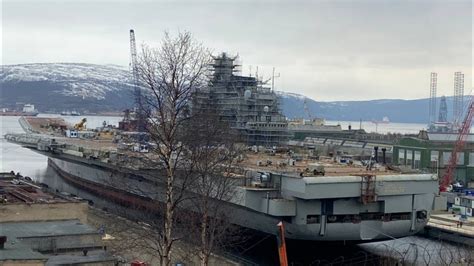 Russian Carrier Kuznetsov Leaves Dry Dock At Last Naval News