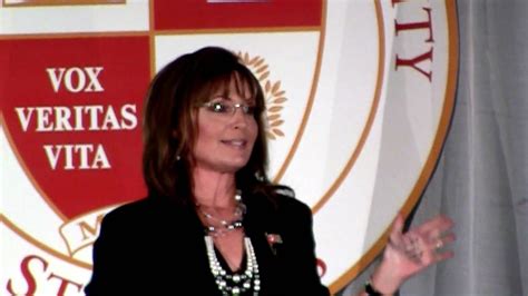 Sarah Palin Speech At Csu Stanislaus 1080p Hd Part 3 Youtube