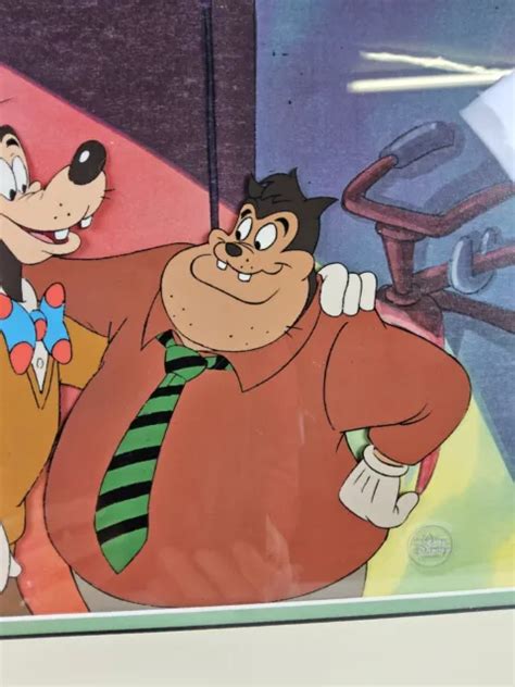 Disney Goof Troop Original Production Animation Cel Goofy Pete Tv 1992