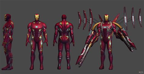 Ironman Armor Complete Mark 50 3d Model 3d Printable Cgtrader