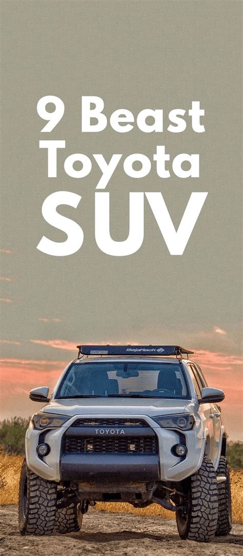 Discover 98 About Models Of Toyota Suv Super Cool Indaotaonec