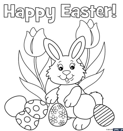 I love how detailed this cute easter bunny coloring page is. Easter Rabbit Coloring Pages at GetDrawings | Free download