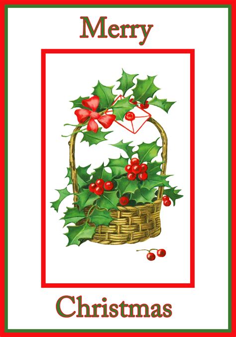 Free Picture Christmas Cards Printable