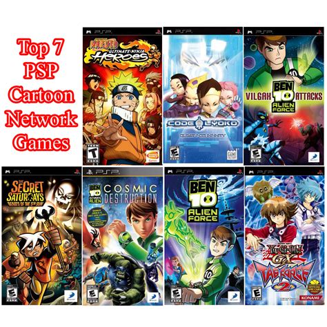 The Best Game Collections Top 7 Psp Cartoon Network Games