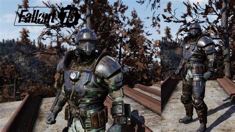 Fallout 76 Brotherhood Recon Armor Showcase Youtube