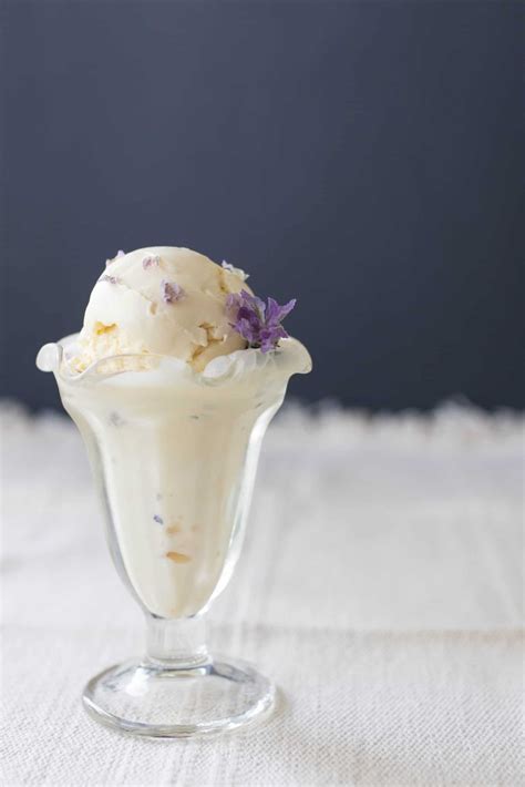 Honey Lavender Ice Cream Recipe Lavender Ice Cream Lavender Honey