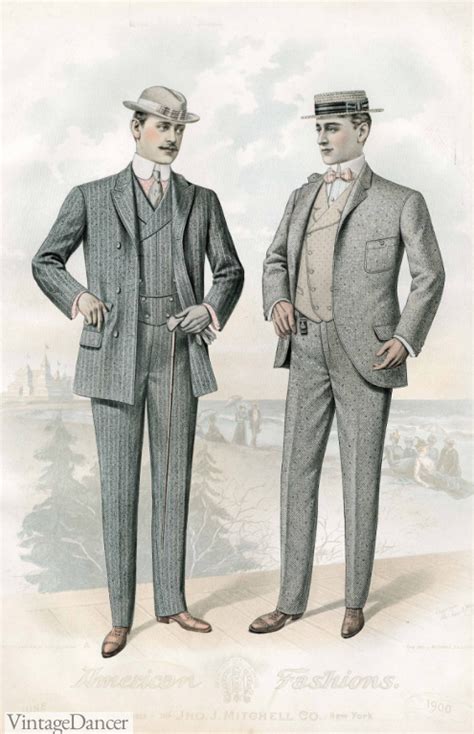 1900s Mens Suits Frock Cutaway History