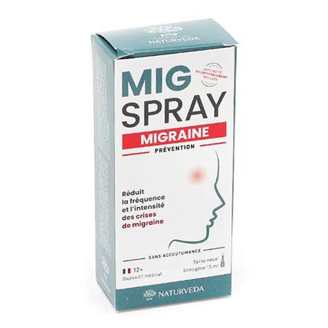 Mig Spray Migraine Prévention Evite La Crise Migraineuse