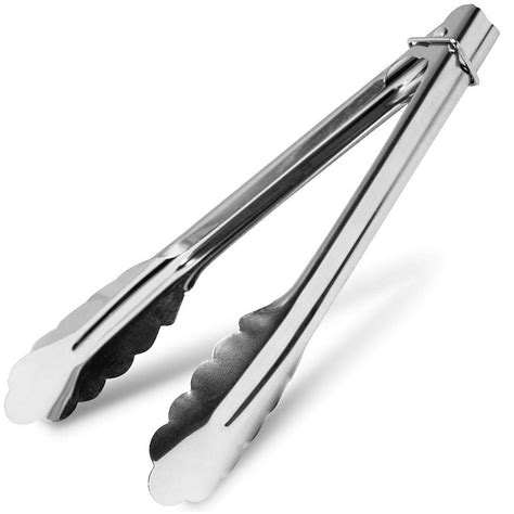 Stainless Steel Grill Tongs 3 Pack Small Kitchen Bbq 9 Inch Grilling