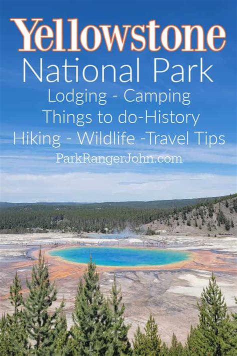 yellowstone national park epic guide 2023 park ranger john