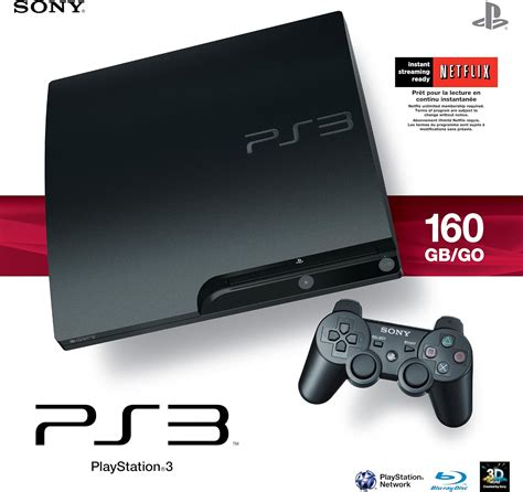 Sony PlayStation 3 Slim 160GB Negro Wifi Videoconsolas PlayStation 3