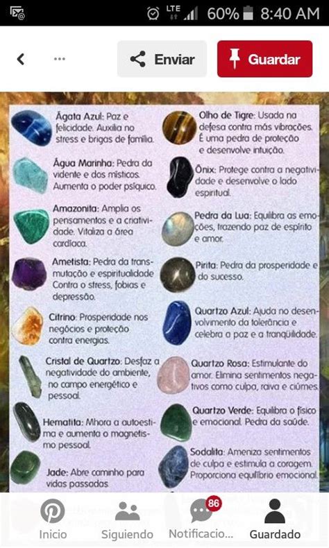 Sus Nombres Cristales De Sanación Piedras Y Cristales Piedras Magicas