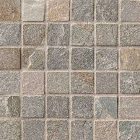 Golden White Quartzite 2x2 Tumbled Backsplash Tile