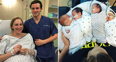 Against All Odds Mum Defies Doctors Who Told Her To Terminate Two Of Her Quads And Gives Birth