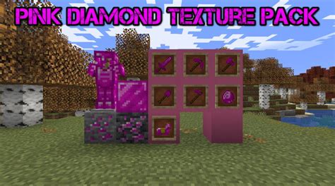 Pink Diamond Texture Pack Minecraft Texture Pack