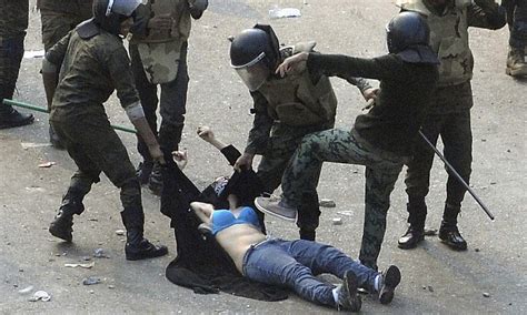 Egypt Protests Woman Stripped And Dragged In Streets By