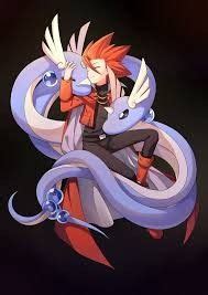 Though each one has a main type, it's more accurate to say they specialize in two types, mostly ones that cover the bases of another. Elite 4 Lance | Anime, Dragonair, Pokemon art