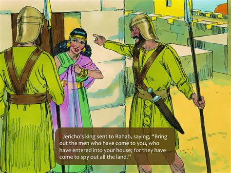 Rahab And The Spies Joshua 2 Pnc Bible Reading Illustrated Bible