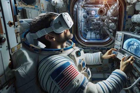 Un visore per la realtà virtuale in viaggio verso la ISS per sollevare il morale degli