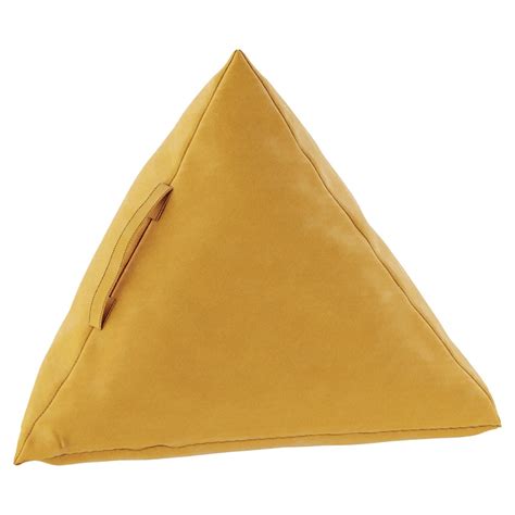 Nata Triangle Shaped Pillow Modern Decorative Eye Catching Cushion For Sale At 1stdibs