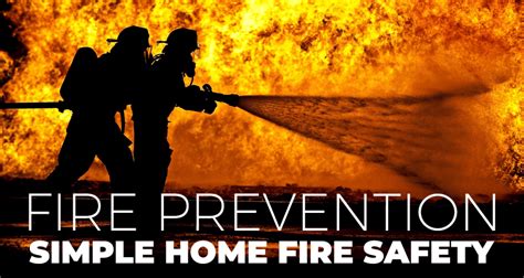 Fire Prevention Simple Home Fire Safety Aedcpr