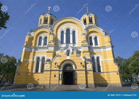 Vladimir S Cathedral In Kiev Stock Photo Image Of Eastern Exterior