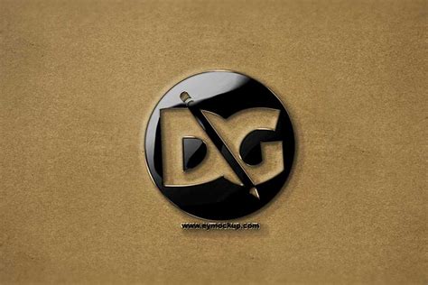 gold logo mockup  psd designhooks