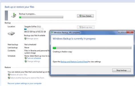 Backup And Restore In Windows 7 Techies Guide