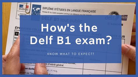 Episode 2 The Exam Format Delf B1 Exam Preparation Youtube