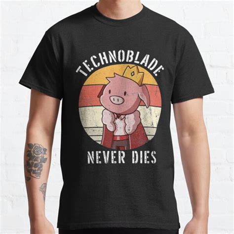 Technoblade T Shirts Technoblade Never Dies Classic T Shirt