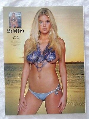 Magazine Page Photo Ad Swimsuit Model Kate Upton In Body Paint