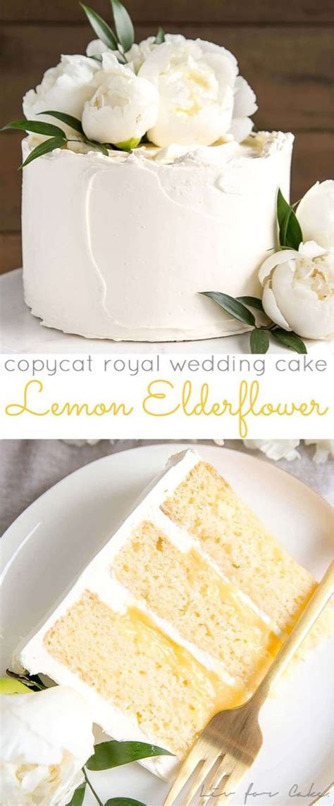 After extensive testing, this is my favorite vanilla 6 inch cake recipe. LEMON ELDERFLOWER CAKE (COPYCAT ROYAL WEDDING CAKE) | Cake ...