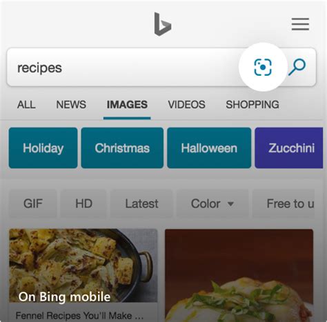 See It Search It Bing Visual Search