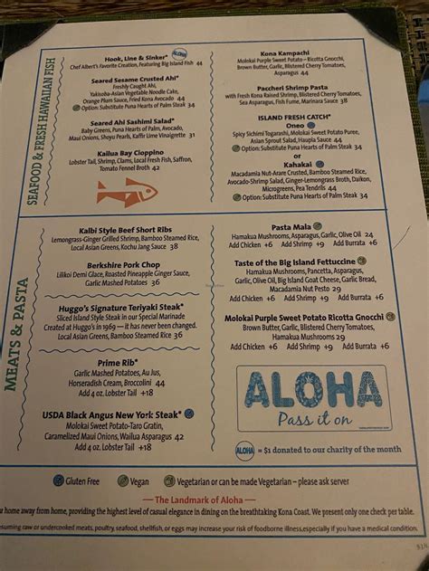 Huggo S Kailua Kona Hawaii Restaurant Happycow