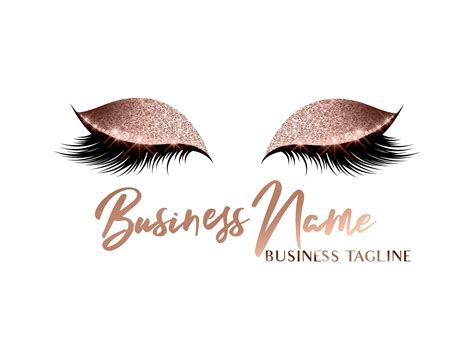 Lash Extensions Logo Lashes Logo Eyelashes Logo Eyelash Extensions Makeup Logo Salon Logo