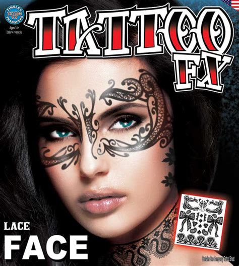Lace Face Tattoo Kit Tattoo For A Week