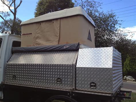 Nsw Slide On Aluminium Camper With Maggiolina Roof Top Tent 4x4earth