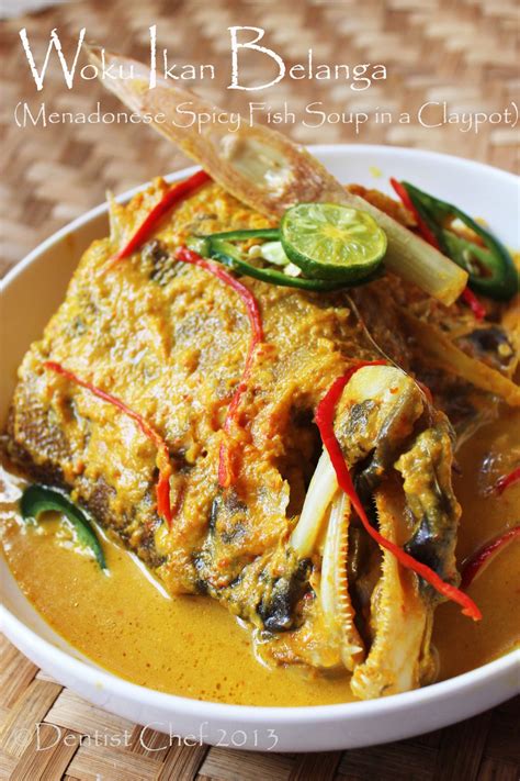 Tambahkan secukupnya air, gula dan garam, aduk hingga rata. Resep Woku Ikan Belanga Khas Manado (Manadonese Spicy Fish ...