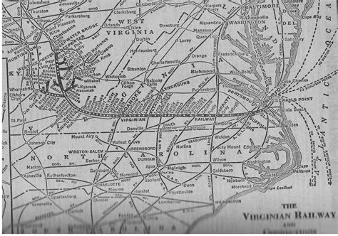 Virginian Railway System Maps